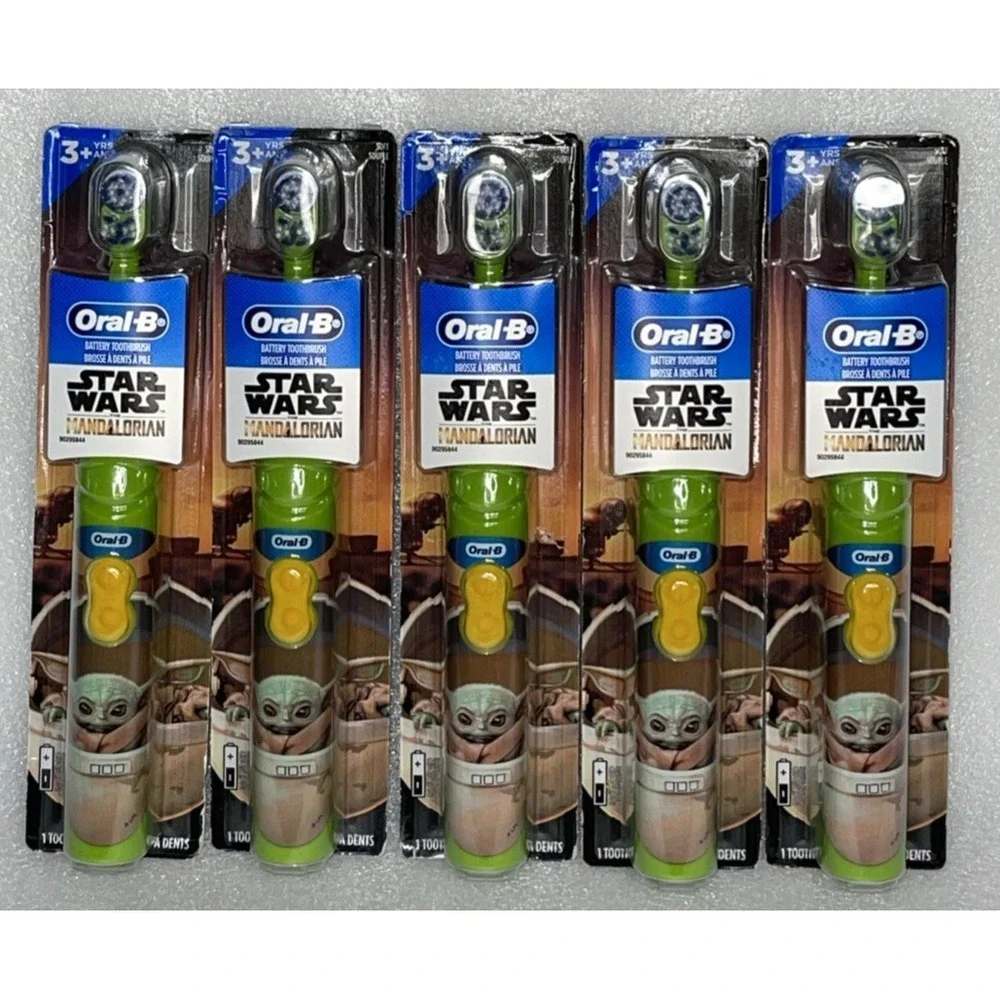 Oral-B The Mandalorian Children's Electric Battery-Powered Toothbrushes Lot of 5